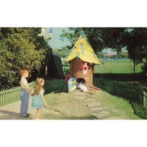Postcard Peter Rabbit Children's Fairyland Oakland California Vintage Chrome Unp